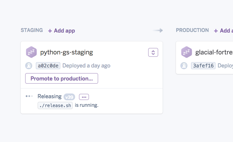 Heroku Release Phase